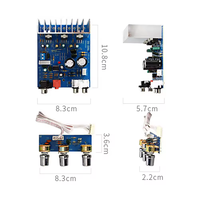 Carte amplificateur audio TDA2030A 15W+15W+30W double canal AC12-15V 2.1 avec sortie basse pour subwoofer et haut-parleur DIY 20HZ-200HZ