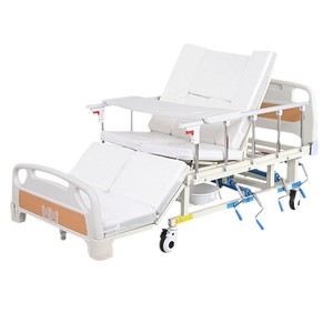 Cama de enfermería multifuncional Huinuo, manual, de longitud completa, con función de giro y elevación de piernas para pacientes paralizados y ancianos. - Product Image 1