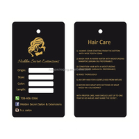 Étiquette personnalisée pour les cheveux, Extension de perruque, 100 pièces, échantillon gratuit, emballage en lots