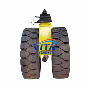 Tốt nhất bán ISO vận chuyển container Caster bánh xe siêu nhiệm vụ nặng nề cao su rắn xoay loại Sản xuất tại Trung Quốc - Product Image 4