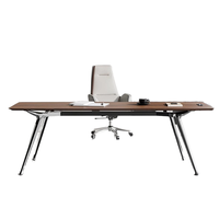 Luce di lusso in legno Executive scrivania e sedia Set semplice mobili moderni per la casa e la casa