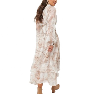 Abiti Lunghi Eleganti da Donna in Chiffon Personalizzati per il Commercio all'Ingrosso – Abiti Casual da Donna alla Moda - Product Image 2