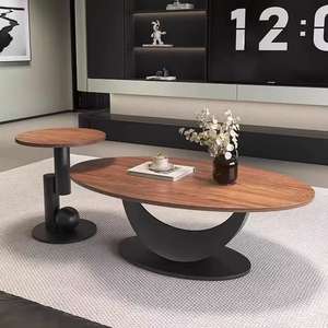 उच्च गुणवत्ता वाली आधुनिक लक्जरी कॉफी टेबल सेट, nordic धातु लिविंग रूम फर्नीचर, कॉफी टेबल रचनात्मक डिजाइन, संगमरमर टेबलटॉप - Product Image 1