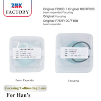 ZNK nouvelle lentille de collimation de mise au point Laser F75 F100 F200 d'origine avec support de lentille pour tête de découpe Laser à Fiber à usage industriel