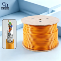 Cable LAN Cat6A UTP FTP SFTP 23AWG de Cobre Sólido de Alta Velocidad para Cámaras CCTV y Redes Domésticas PoE