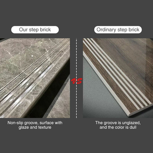 480X1200 Gạch Lát Cầu Thang Chống Trượt Chính Hãng Cho Cầu Thang Với Viền Hồ Quang Tráng Men Toàn Bộ Gạch Lát Đá Cẩm Thạch - Product Image 6