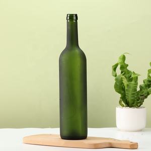 Precio de fábrica <span class=keywords><strong>750</strong></span> <span class=keywords><strong>ml</strong></span> Botella de vino de vidrio verde <span class=keywords><strong>750</strong></span> <span class=keywords><strong>ml</strong></span> con tapas Botellas de vino vacías baratas Precio barato Alta calidad - Product Image 3