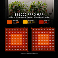 Lampes de culture LED à spectre complet Tritile Factory Direct Greenhouses 720W 800W 1200W dimmables pour la croissance des fleurs en intérieur, 8 barres