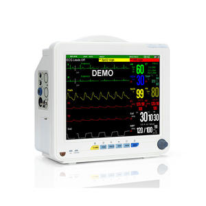 Moniteur portable multifonctionnel de 12,1 pouces, surveillance des signes vitaux multiparamètres, y compris la fréquence cardiaque, la pression artérielle, le sang - Product Image 3
