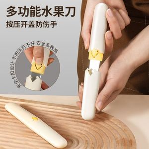 Outil pour fruits et légumes, lame en acier inoxydable multifonction, manche en plastique, éplucheurs manuels, zesteurs, utilisation en cuisine - Product Image 3