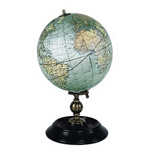 Abstract Style Unique Globe Model Tableware Showpiece Accent Giftware World Map Globe Easy Portable Table <b>Object</b> Hot Sale Price - Product Image 1