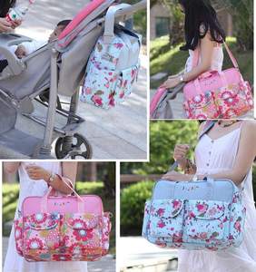 Bolso de hombro para mamá, bolso para pañales, bolso para cambiar pañales elegante, estilo mensajero, grandes y correas ajustables - Product Image 6