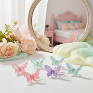 Pinza de Pelo con Diseño de Mariposa Angelina de 8.5 cm, Accesorio de Moda para Mujeres y Niñas, Estilo Casual, Pinzas de Pelo de Plástico - Product Image 4