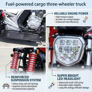 <span class=keywords><strong>Triciclo</strong></span> <span class=keywords><strong>de</strong></span> Carga a Gasolina, Motocarro <span class=keywords><strong>de</strong></span> Tres Ruedas - Product Image 4
