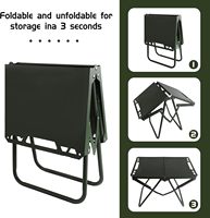 Table de camping pliante en aluminium, portable, hauteur réglable, panneaux modulaires, support léger, voyages, expéditions, randonnée