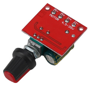 Controlador de Velocidad de Motor DC PWM 5V-35V 5A con Potenciómetro para Control de Motor - Product Image 2