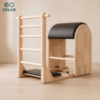 Nouveau design 2026 : Machine de Pilates réglable et durable en bois de chêne, modèle Ladder Barrel, pour salle de sport à domicile de luxe