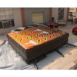 ถุงลมนิรภัยสำหรับการแสดงกายกรรมแบบกระโดดลงมาอย่างอิสระสำหรับสวนแทรมโพลีน  พร้อมเสาเป่าลม - Product Image 1