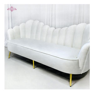 Sofá seccional con mechones de terciopelo más vendido Juego de sofás de terciopelo de 3 plazas Muebles - Product Image 3