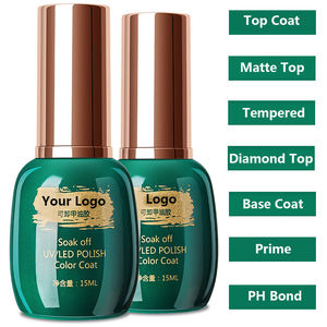 Esmalte de Gel con logotipo personalizado, conjunto de esmalte de <span class=keywords><strong>uñas</strong></span> en Gel con logotipo personalizado, 15ml, UV LED, Etiqueta Privada Permanente, botella verde, suministros para <span class=keywords><strong>uñas</strong></span>, 3000 colores - Product Image 2
