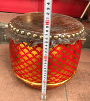 Tambour de danse du lion Wushu Kung Fu traditionnel chinois sur mesure, prix d'usine