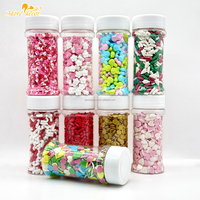 Sprinkles pour gâteaux en gros, sprinkles de sucre comestibles, décorations de gâteaux en bonbons comestibles, perles de sucre