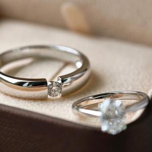 Ensemble de mariage et de fiançailles avec diamant de laboratoire taille ovale, or blanc 14K/18K plaqué rhodium, certifié IGI, 1,00-1,25 CT - Product Image 2