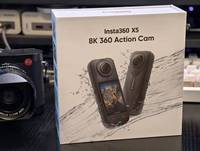 Caméra d'action Insta360 X5 pour moto, étanche, 4K CMOS, robuste, objectif remplaçable, MicroSD 128 Go, zoom 21x-40x, audio clair
