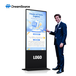 Kiosque sur pied de 43 pouces, écran LCD numérique Android WiFi, écran tactile IR, logiciel CMS USB/WIFI, animation publicitaire - Product Image 1