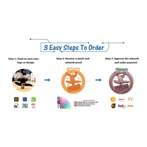 Medaglie sportive di Design personalizzato prezzo diretto di fabbrica <span class=keywords><strong>3d</strong></span> stampa a colori maratona estiva corsa medaglia medaglia di bici - Product Image 5