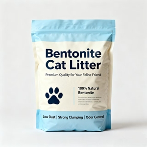 Arena para Gatos de Bentonita Premium, Baja en Polvo, Control de Olores, Aglutinación Rápida y Fuerte, Venta Directa de Fábrica al por Mayor - Product Image 1
