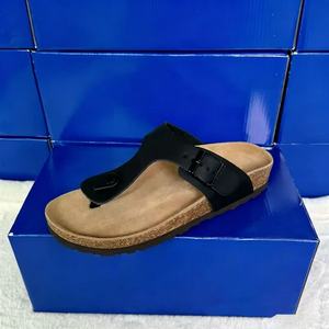 Oem para <span class=keywords><strong>Arizona</strong></span> <span class=keywords><strong>Eva</strong></span> para zapatillas Base de corcho cuero de vaca suelas superiores antideslizantes moda cómoda estándar Birkenstocks primavera - Product Image 6