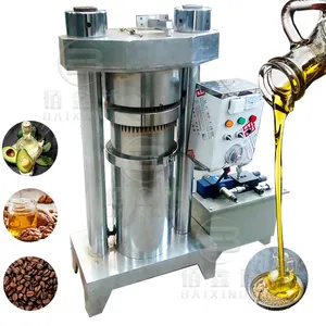 Prensa de aceite de girasol hidráulica automática máquina de prensa de aceite de grano de café a la venta