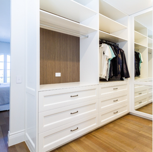 Bespoke Tối đa hóa không gian phòng tủ tùy chỉnh được xây dựng tủ quần áo thiết kế phù hợp đi bộ trong tủ quần áo Mở Kệ Tủ cao cấp - Product Image 5