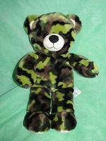 Ours en peluche camouflage militaire jungle multi-tons pour garçons, décoration de chasse