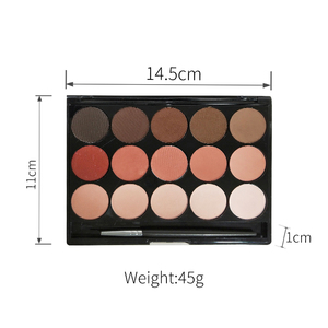 Hot bán trang điểm nhãn hiệu riêng bóng trang điểm Bộ Vegan long lanh ánh sáng lung linh Matte Eyeshadow Palette - Product Image 2