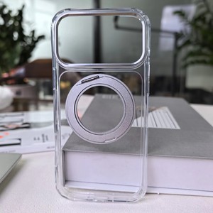 เคสกันกระแทกบางเฉียบพร้อมกรอบโลหะป้องกันกล้อง วงแหวนโลหะ 360 องศา พร้อมปุ่มควบคุม AI สำหรับ <span class=keywords><strong>iPhone</strong></span> 18 <span class=keywords><strong>Pro</strong></span> <span class=keywords><strong>Max</strong></span> - Product Image 5