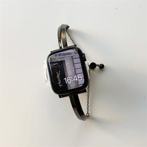 <span class=keywords><strong>Bracelet</strong></span> de montre simple mode femmes filles <span class=keywords><strong>Bracelet</strong></span> à paillettes pour <span class=keywords><strong>Apple</strong></span> <span class=keywords><strong>Watch</strong></span> série 10 9 8 <span class=keywords><strong>7</strong></span> 5 4 bandes métalliques - Product Image 4