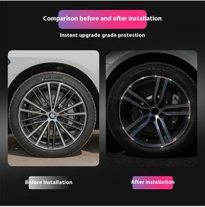 Veilleuse éblouissante arc-<span class=keywords><strong>en</strong></span>-ciel coloré créatif ABS décoratif voiture Hub autocollants nouvelle voiture <span class=keywords><strong>Auto</strong></span> Application - Product Image 2