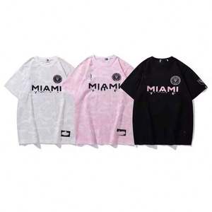 2025 Wholesale High Quality Jersey <b>Letter</b> Printing <b>Bathing</b> Tee Shirt Fashion Designer T-Shirt Men Trendy Loose Printed - Product Image 1