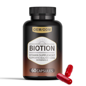 100% naturale capsule di biozione integratori per capelli e pelle biotina integratore per capelli - Product Image 1