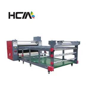 Roller Heat transfer machines roll large textile apparel printing large fabric banners sublimation heat press for sale