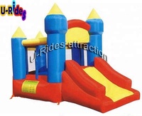 Nouveau design toboggan gonflable pour videur jeu de maison combo gonflable château sautant pour les enfants