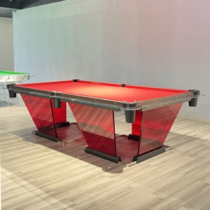 Chuyên Nghiệp Chất Lượng Cao Sang Trọng 7ft 8ft 9ft Glass Snooker Bảng Nhà Hồ Bơi 9 Bóng Bảng Với Túi Nhựa - Product Image 6