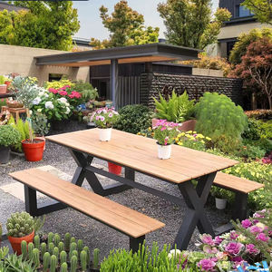 Hoge Kwaliteit <span class=keywords><strong>Patio</strong></span> Banken Koffie Metalen Tafels En Stoelen Buiten Zitplaatsen Koffie - Product Image 3