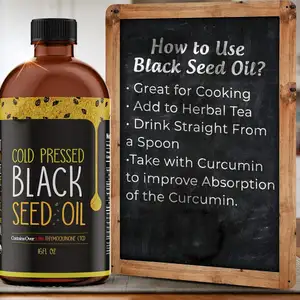 Hot Sale OEM/ODM 100% Pure Organic Black Seed Oil For Body Skin Care