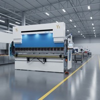 BOST Hochleistungs-CNC-Hydraulik-Abkantpresse 100 Tonnen 3200mm 4+1 Achsen Blechbiegemaschine Faltmaschine Biegevorrichtung