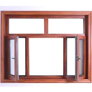 2023 Best Selling Products House Windows Manufacturer 8 Foot Casement Aluminum Arch Window House Windows