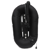 Ensemble BCD Scuba Donut Wing de 25 lbs avec vessie en TPU 420D et coque extérieure en Cordura 1050D pour la plongée technique