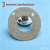 Placa LED Circular de 12V CC, Placa de Luz LED de Colores, Núcleo de Luz LED, Placa Emisora de Luz de Colores, Fuente de Luz LED de 54mm